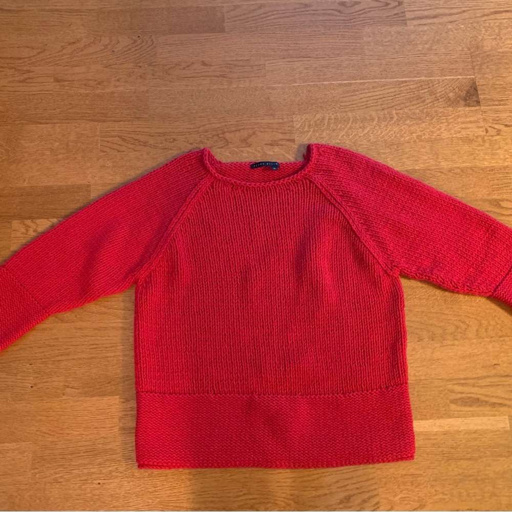 Perry Ellis Red Knitted Sweater Size XL